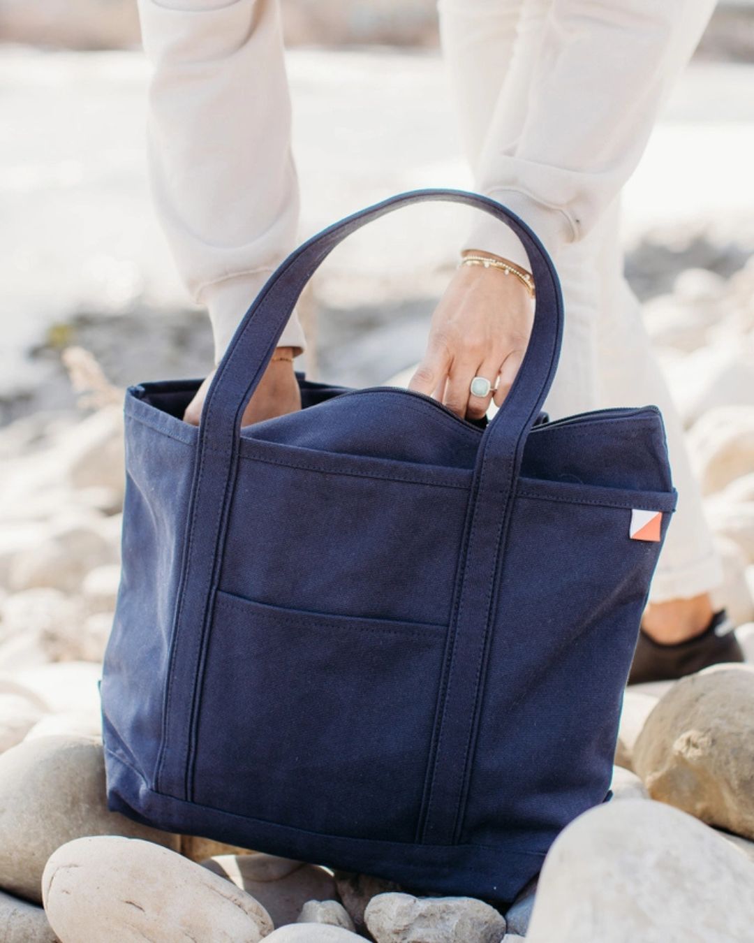 Classic Canvas Tote Solid Color