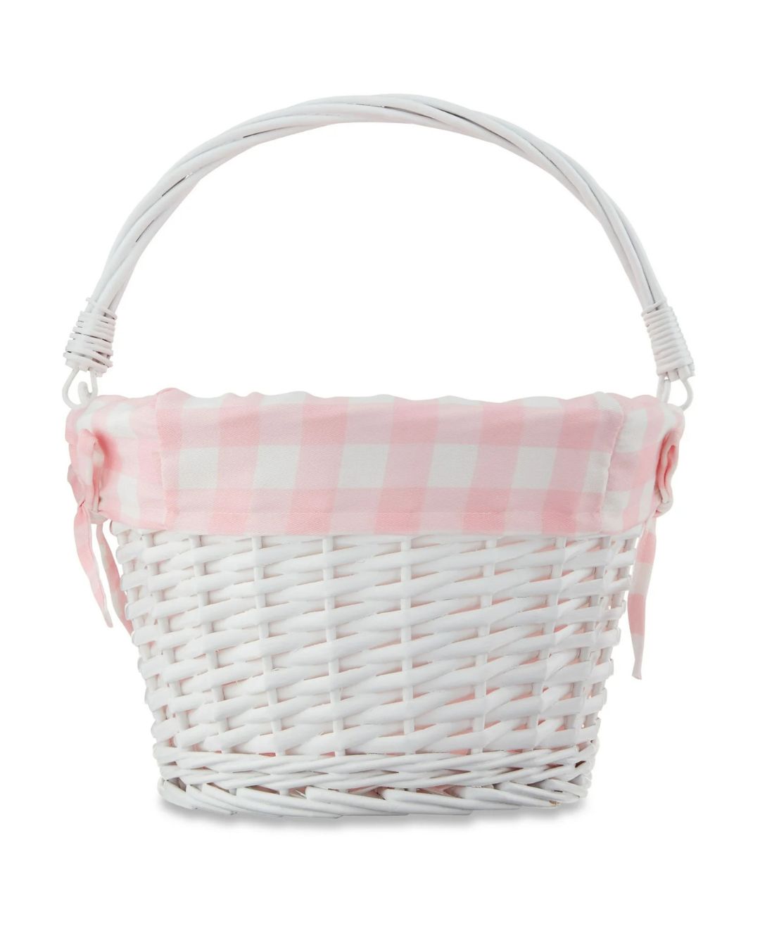 Lined Wicker Easter Basket