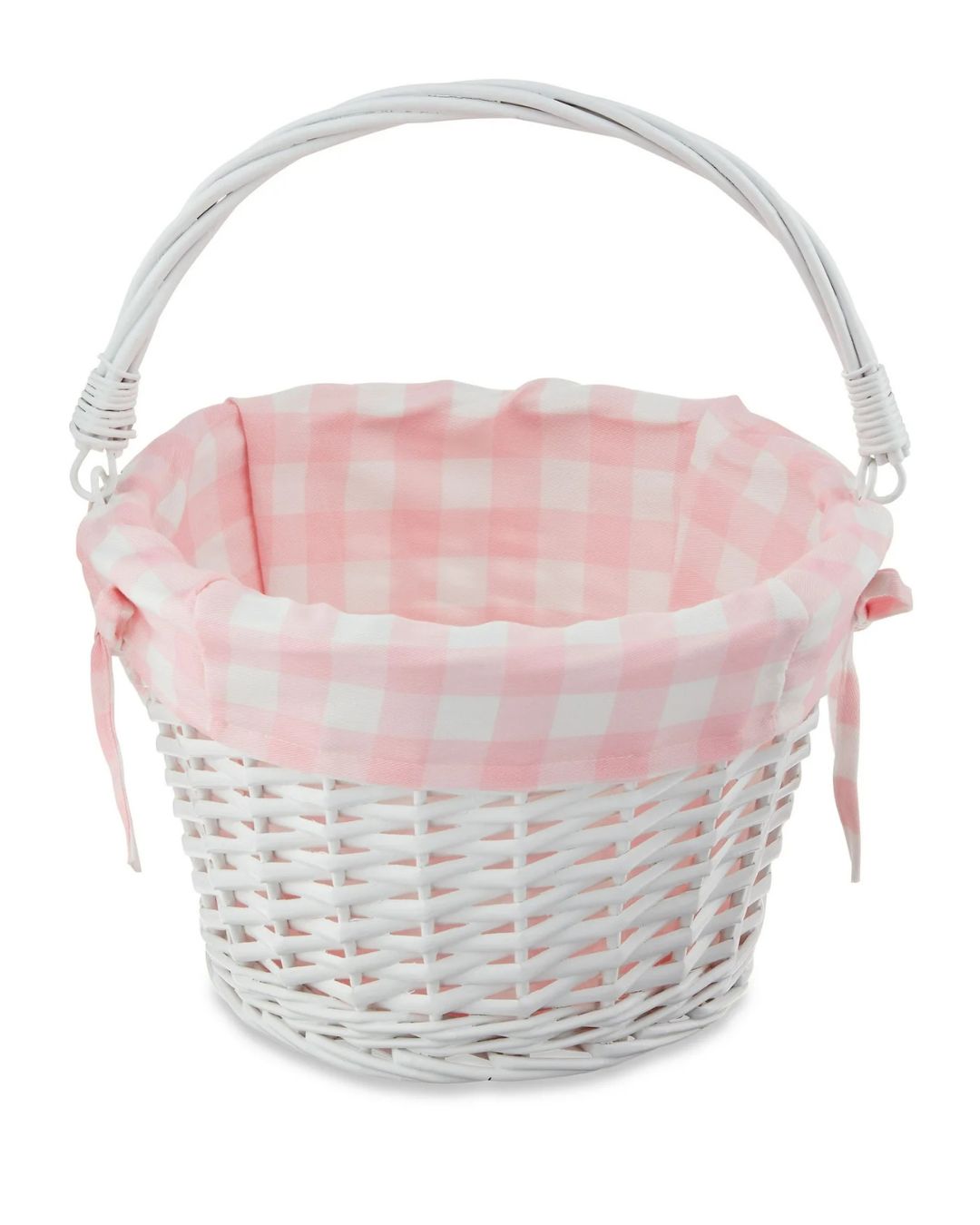 Lined Wicker Easter Basket
