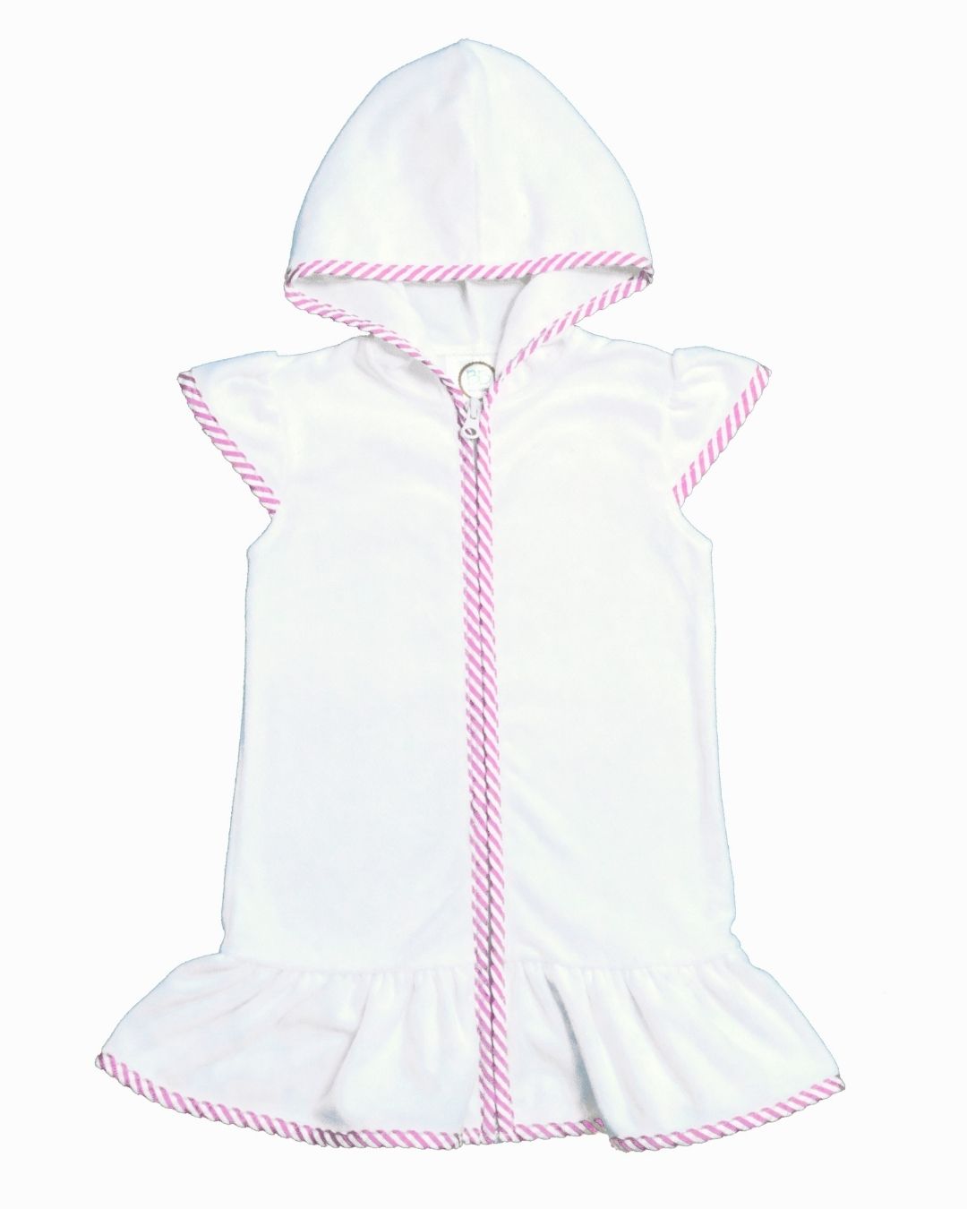 Girls Hooded Terry Swimsuit Coverup