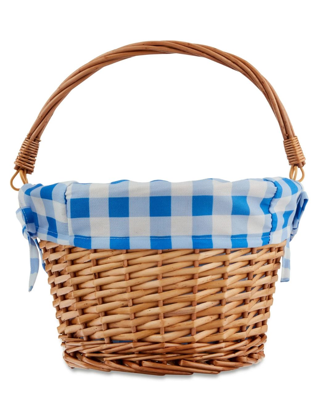 Lined Wicker Easter Basket