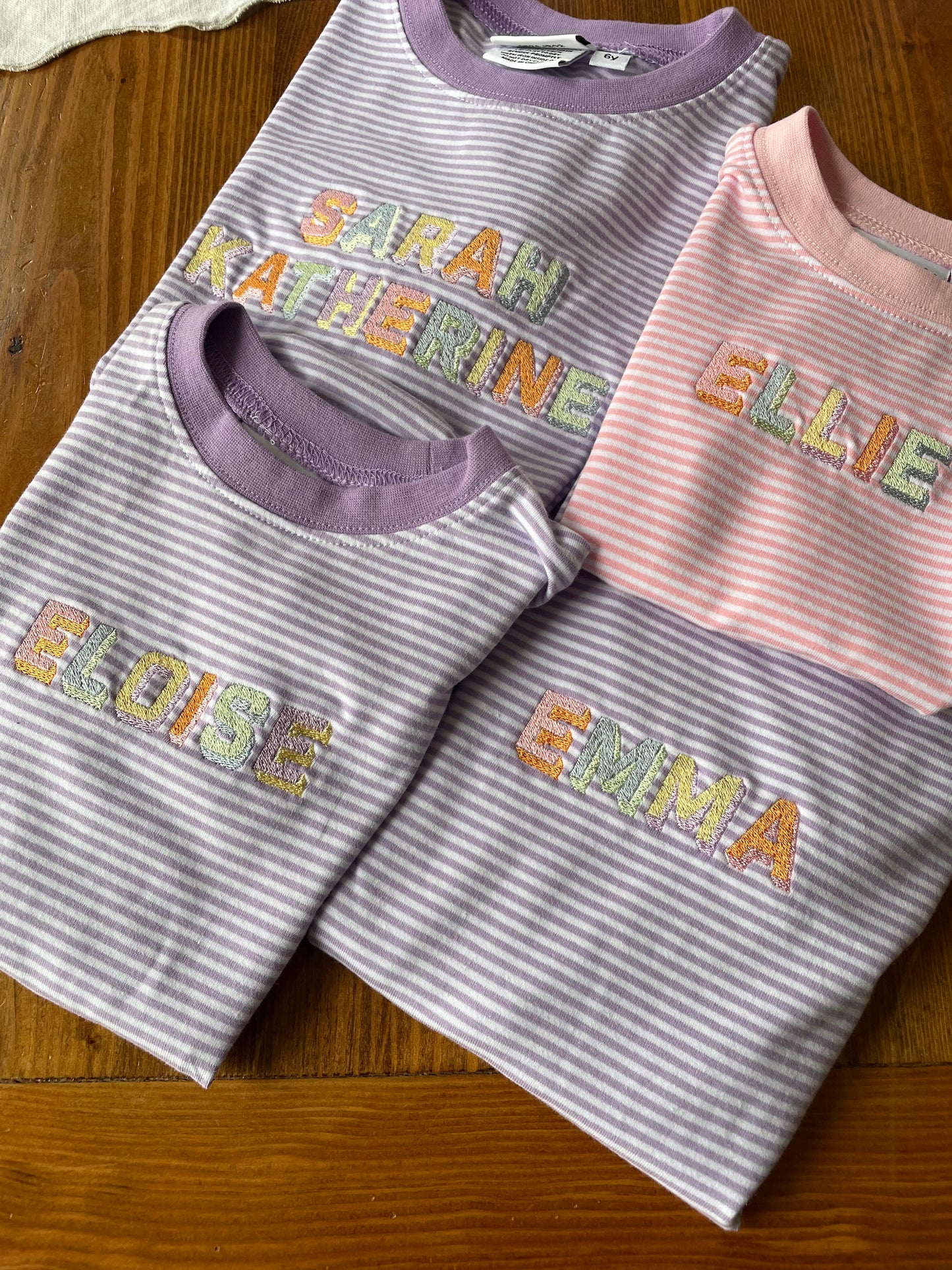 Girls Colorblock Stripe T Shirt