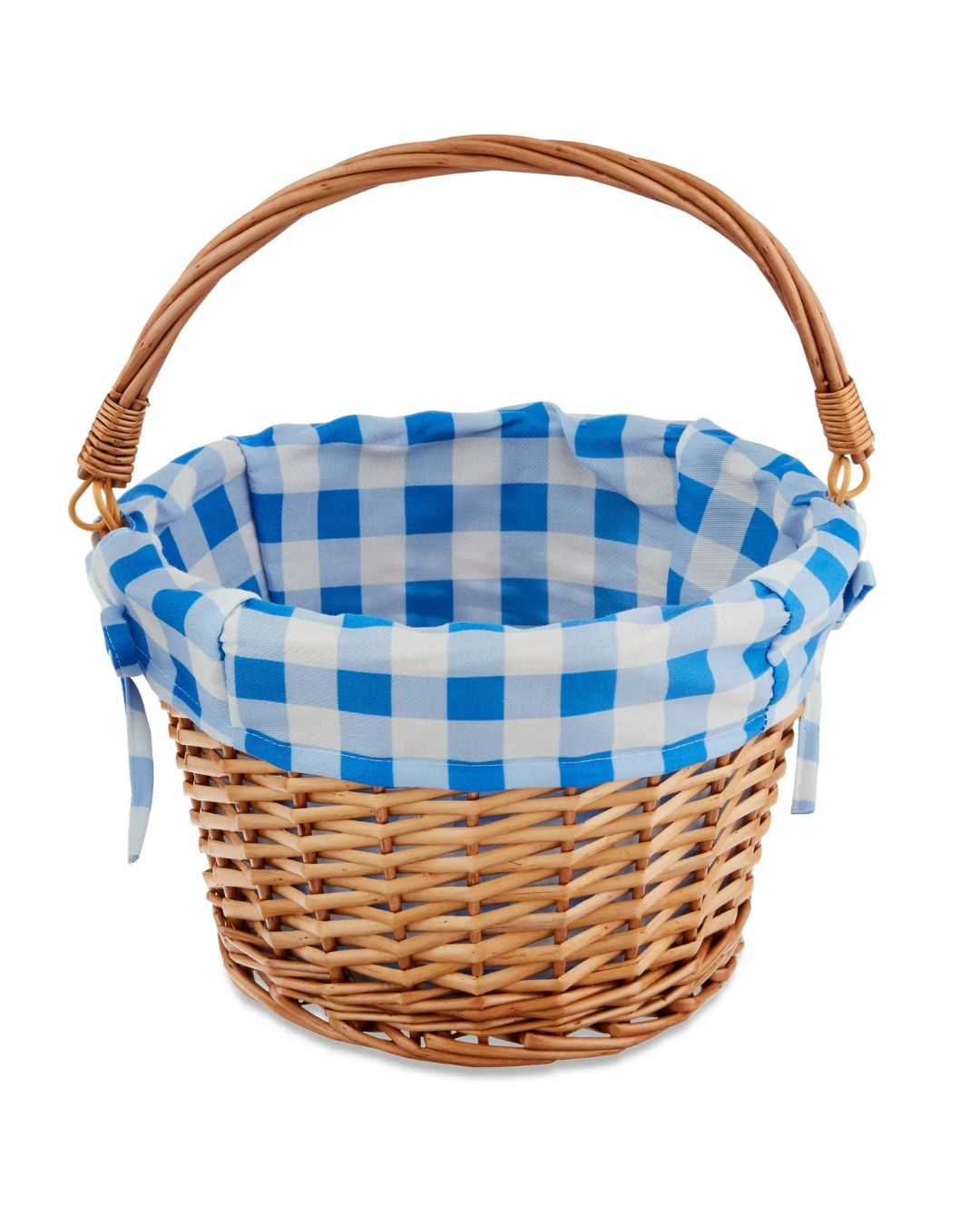 Lined Wicker Easter Basket