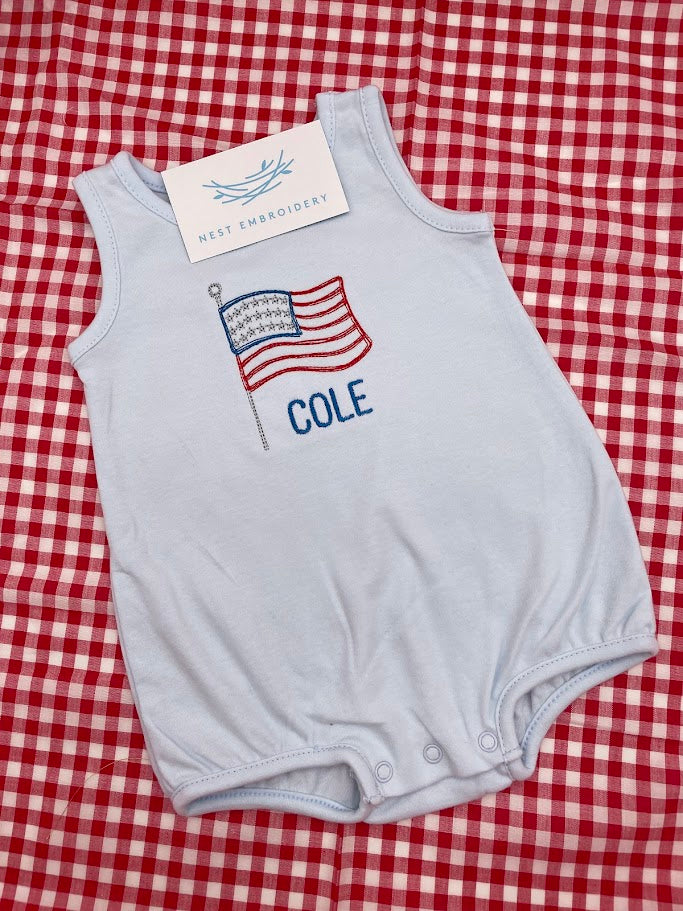 Boy Bubble 4th of July Stripe Pre-Order *closes 5/30*