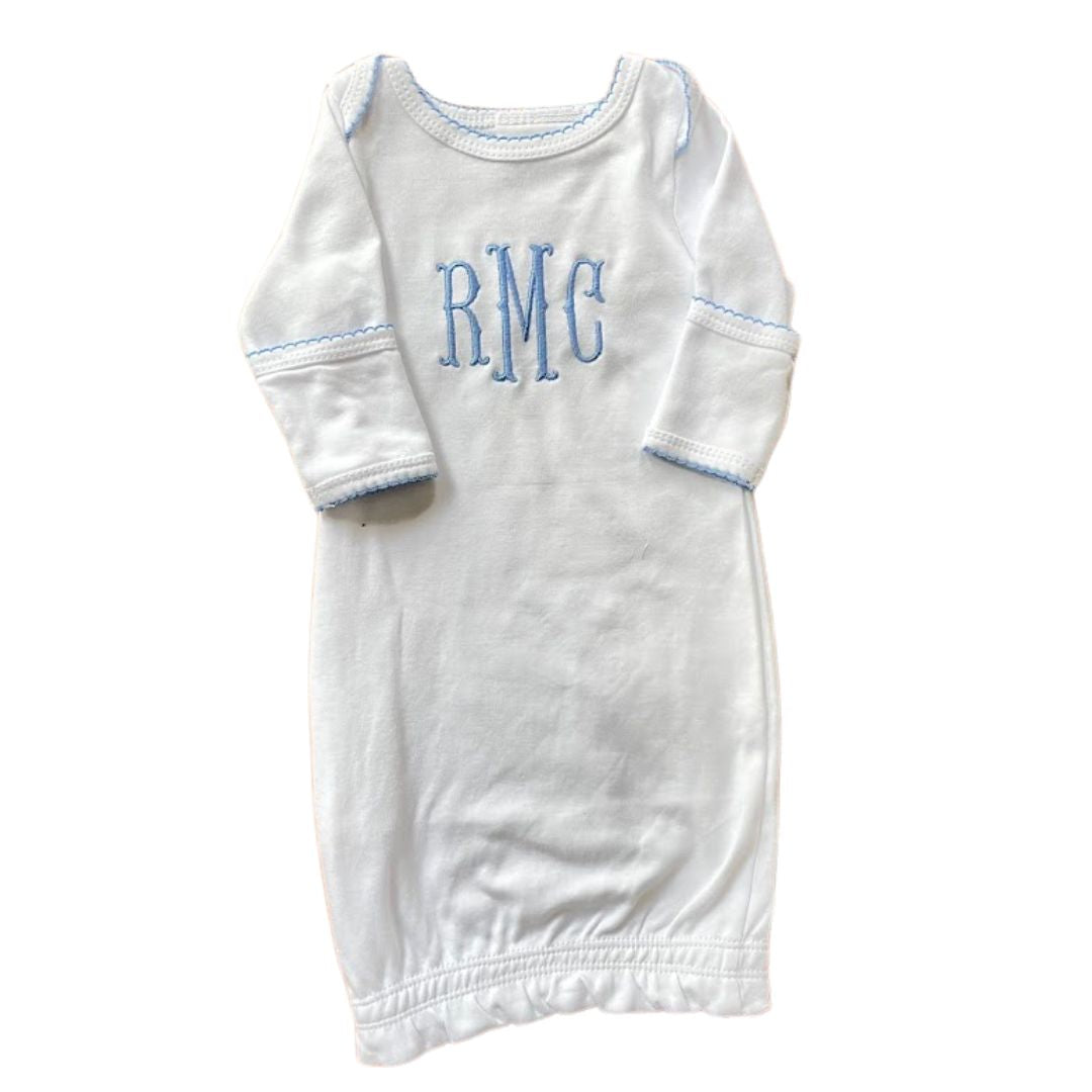 Custom Picot Trim Gown
