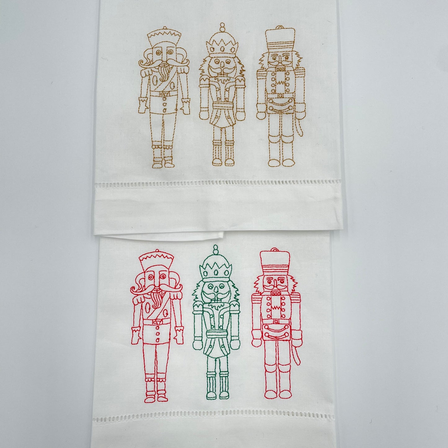 Christmas Hemstitch Towels