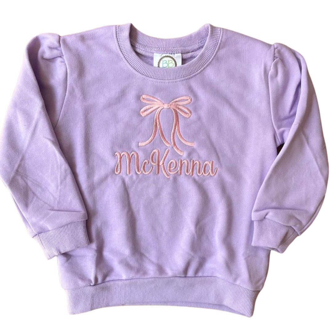 *Pre-Order* Girl (Puff Sleeve) Sweatshirt