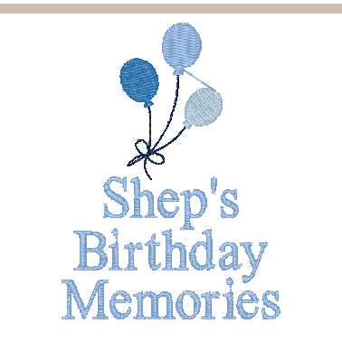 Linen Birthday Album Book 4X6 or 5X7