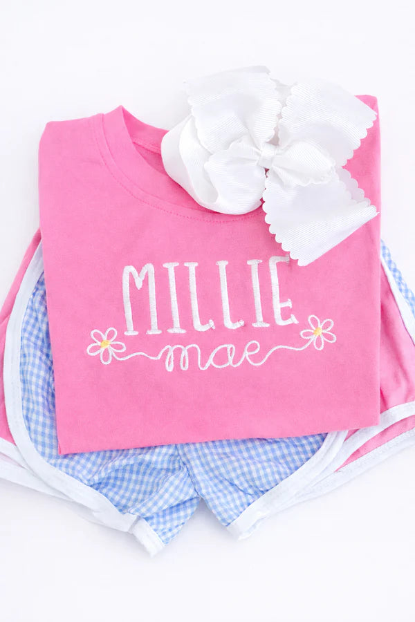 *Mid May Pre-Order* Watermelon Pink Stretch T Shirt