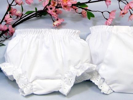 Custom Eyelet Baby Bloomers