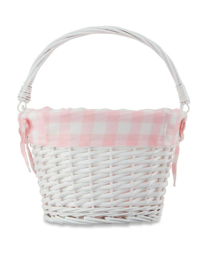 Lined Wicker Easter Basket