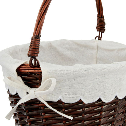 Lined Wicker Easter Basket
