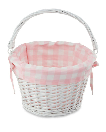Lined Wicker Easter Basket