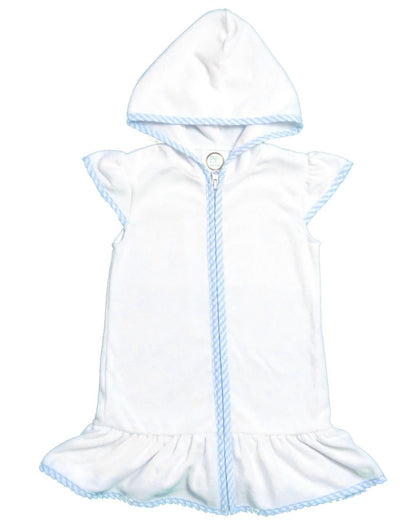 Girls Hooded Terry Swimsuit Coverup