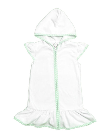 Girls Hooded Terry Swimsuit Coverup