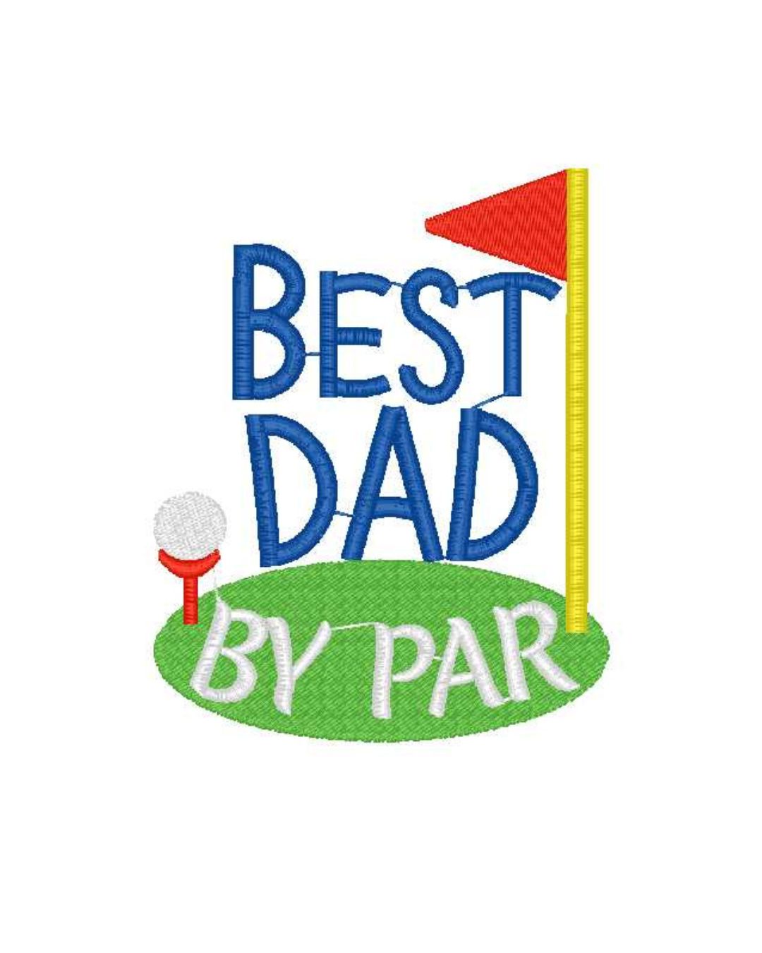 Father's Day Golf Large Microfiber Towel
