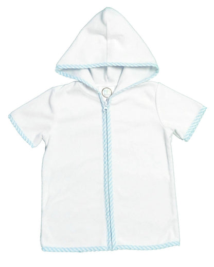 Boys Hooded Terry Swimsuit Coverup