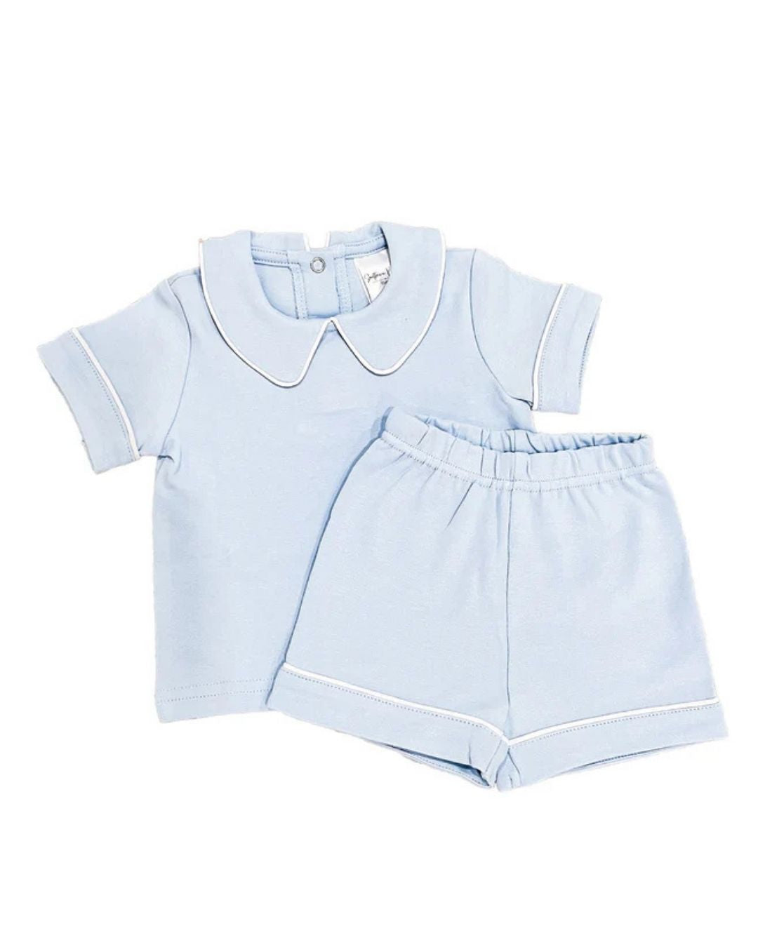 Piping Collared Short Set