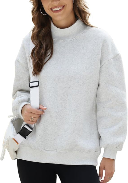 Mock Neck Sweatshirt (Adult)