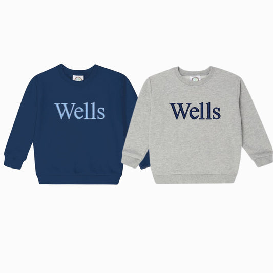Boy Sweatshirt Pack- Navy/ Grey
