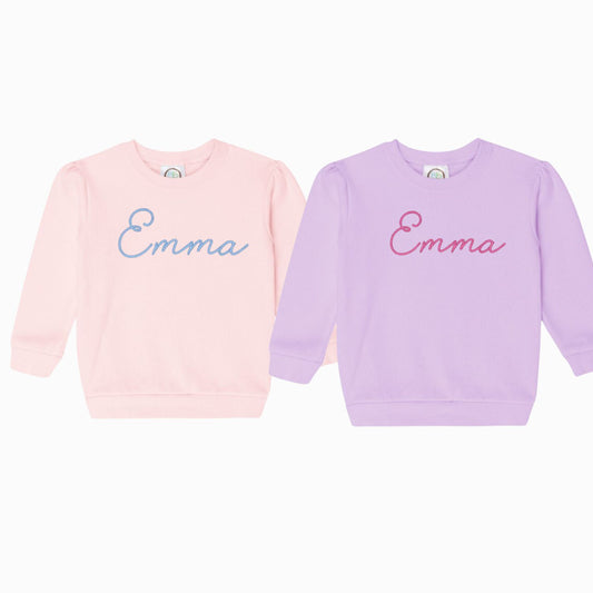 Girl Sweatshirt Pack- Pink and Purple