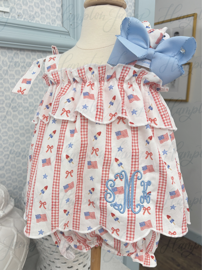 *June arrival* All American Tie Diaper Set