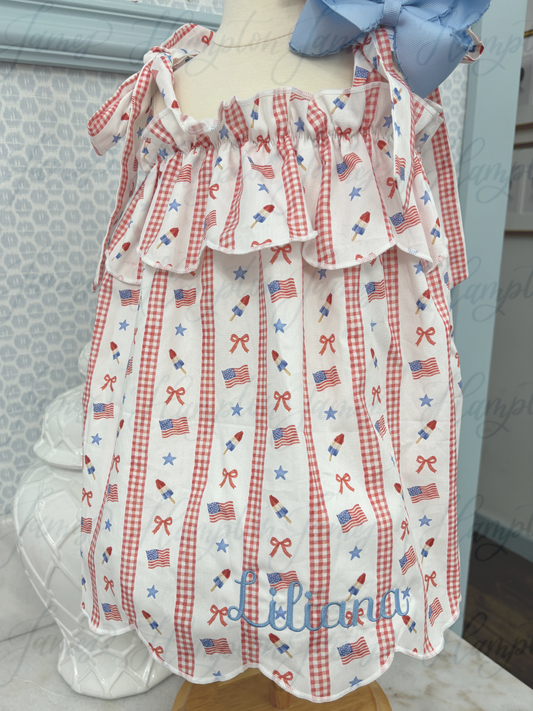 *June arrival* All American Tie Dress