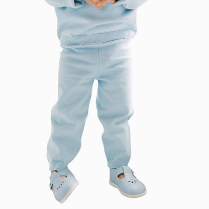 Scallop Organic Cotton Knit Set - OCTOBER TAT