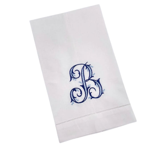 Hemstitch Kitchen Towel - Arabesque Font