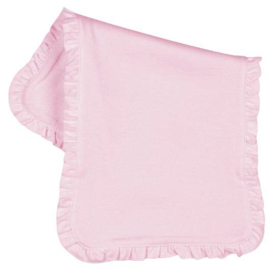Custom Ruffle Trim Burp Cloth