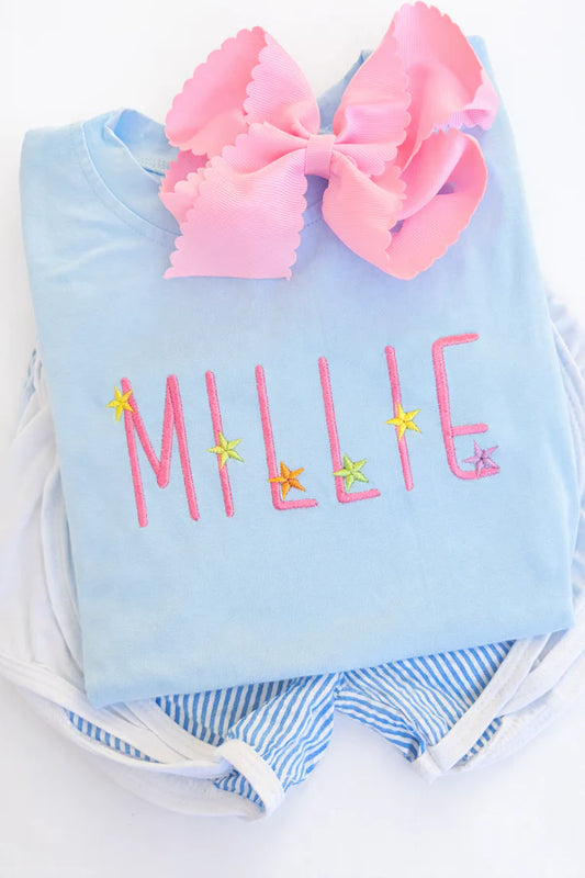 *Mid May Pre-Order* Blue Stretch T Shirt