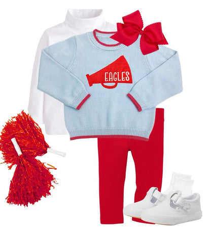 Blue and Red Sweater