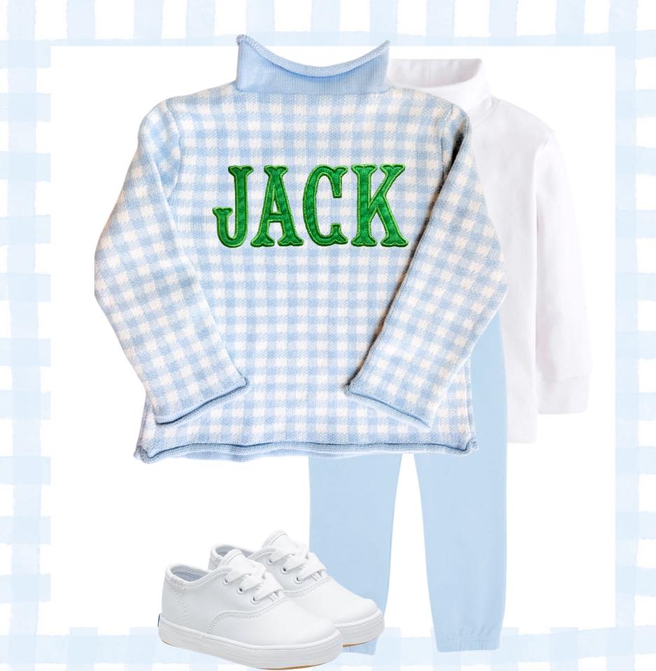 Gingham Sweater - Pre Order