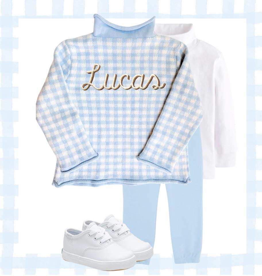 Gingham Sweater - Pre Order