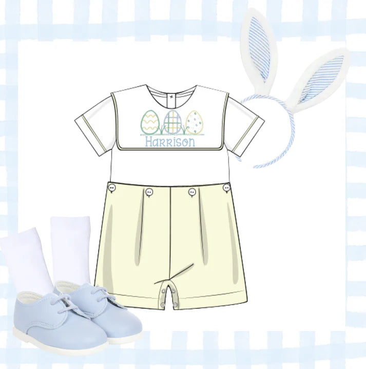*Easter and Golf Pre-Order* Boys Spring Short Set - Ships end of March