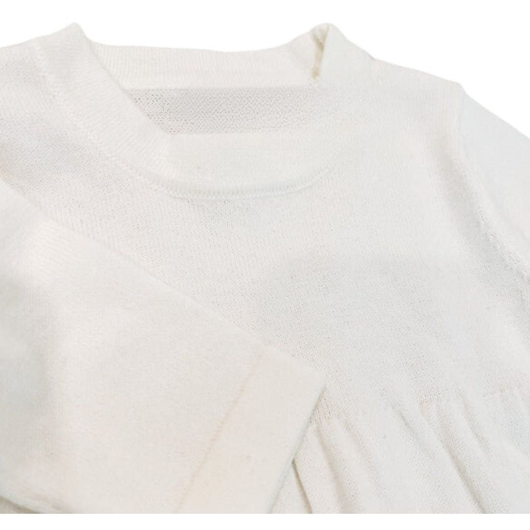 Knit Boy and Girl Newborn Gown