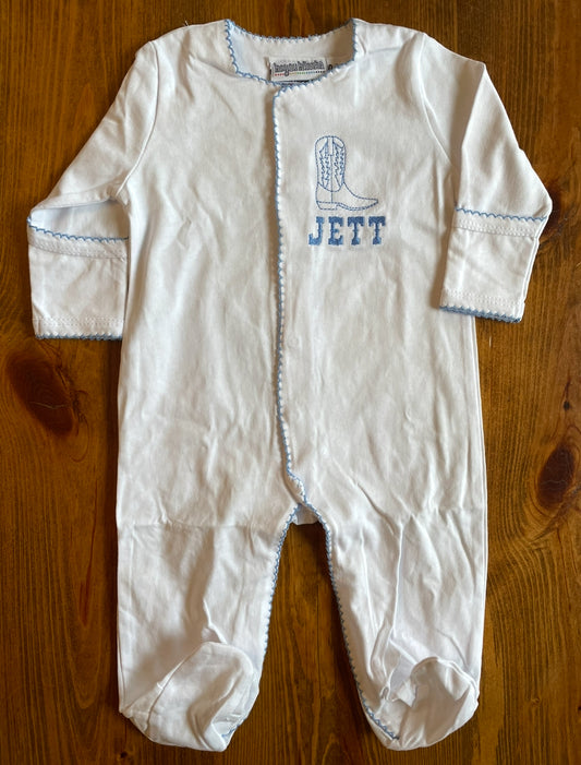 The Jett Picot Trim Footie