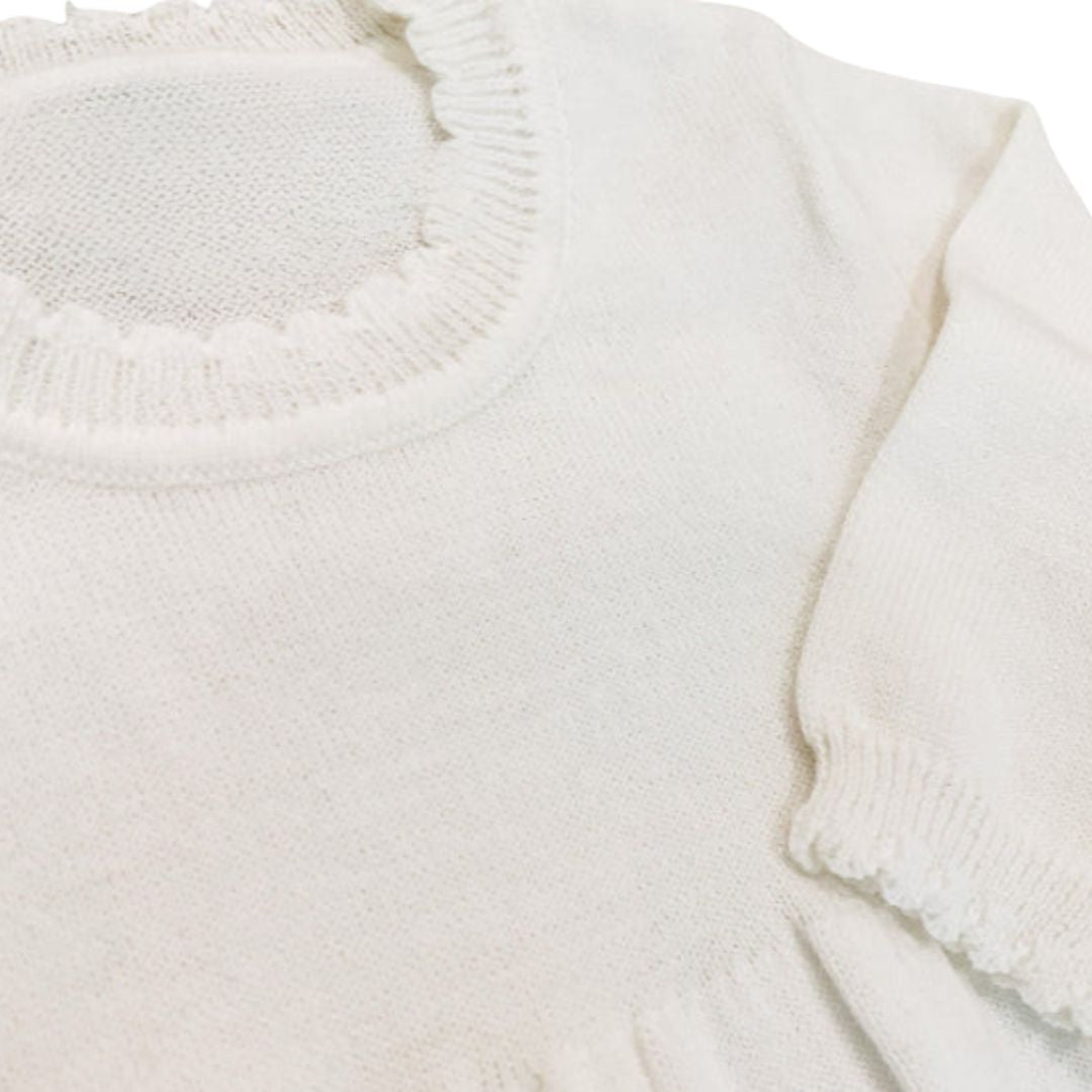 Knit Boy and Girl Newborn Gown