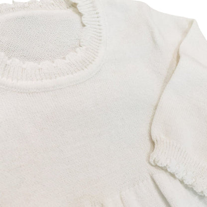 Knit Boy and Girl Newborn Gown