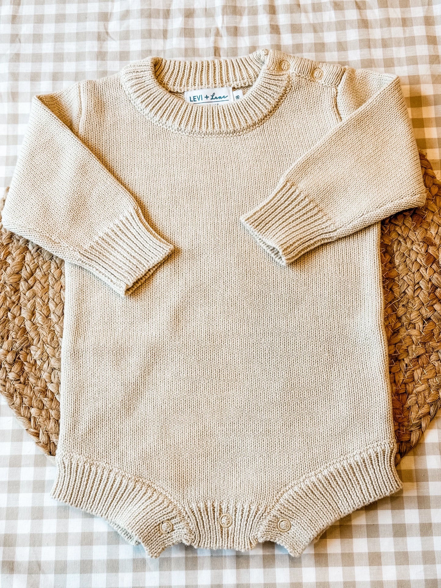 Long Sleeve Knit No - Ruffle Romper