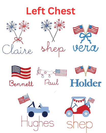 *June arrival* All American Tie Diaper Set