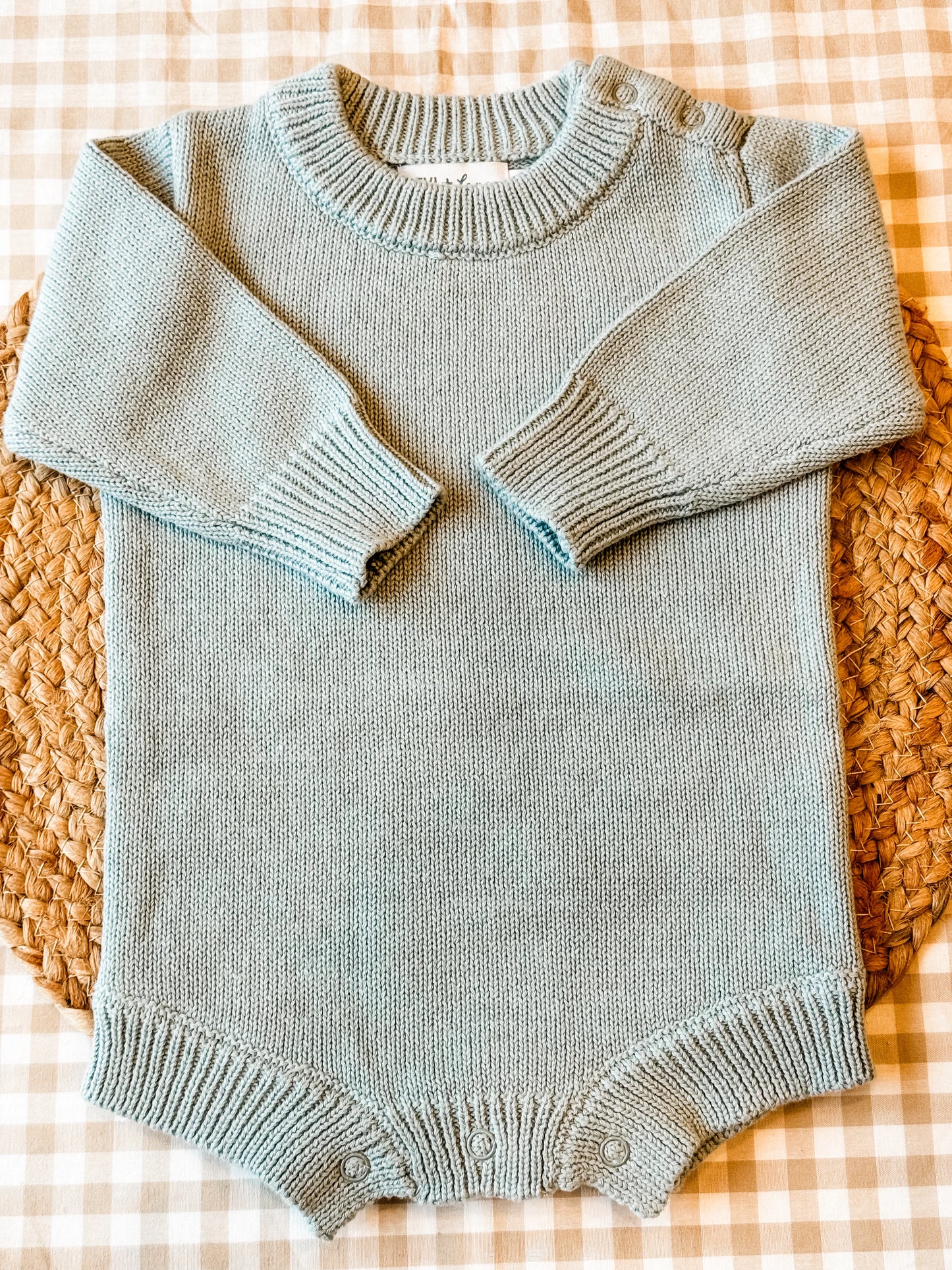 Long Sleeve Knit No - Ruffle Romper