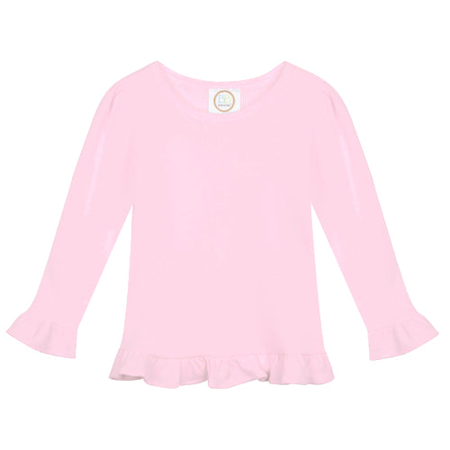 Valentines Girls Ruffle Play Shirt