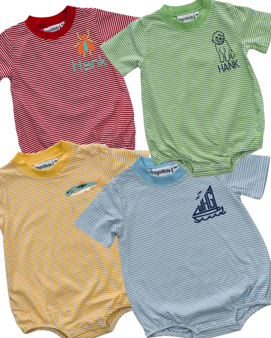 Knit Stripe T- Shirt Bubble