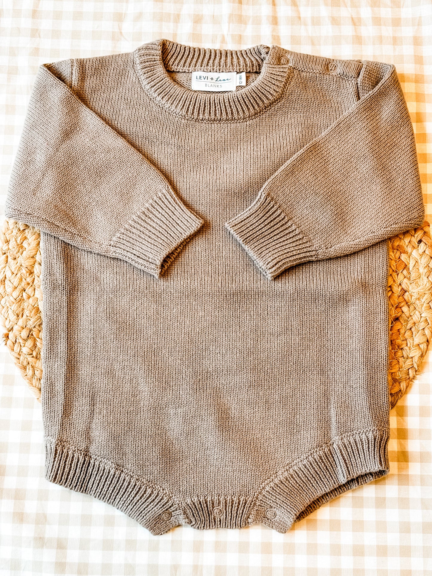Long Sleeve Knit No - Ruffle Romper