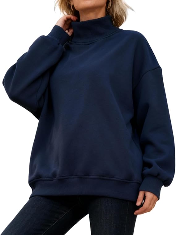 Mock Neck Sweatshirt (Adult)