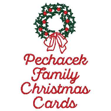 Linen Christmas Card Album Book