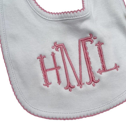 Custom Picot Trim Bib
