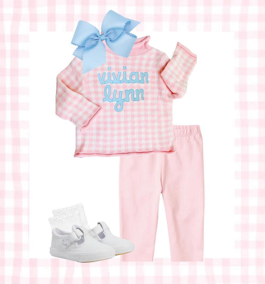 Gingham Sweater - Pre Order