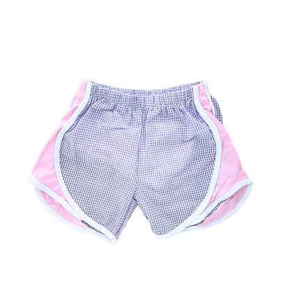 *Mid May Pre-Order* Pink and Purple Seersucker Shorts